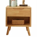 High Quality Bedroom Furniture Special Design Wood Nightstand Solid Wooden Bedside Cabinets Bedside Table With Drawer