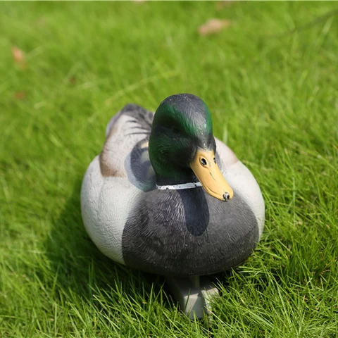 High quality big drake garden PE blow molding duck outdoor hunting supplies hunting decoy garden ornaments decoration