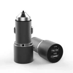 High Quality Car charging accessories Dual Usb Car Charger Adapter 2 usb Port Led 2.4A Smart Car charger for Iphone