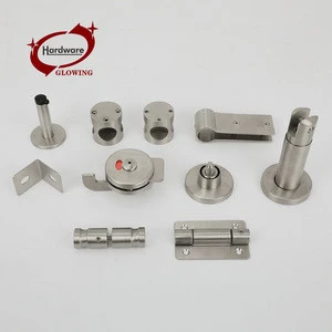 high quality casting stainless steel 304 316 public toilet cubicle partition bathroom furniture hardware
