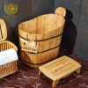 High Quality Chinese Product Mini Cedar Wood Bathtub