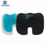 High Quality Coccyx Orthopedic Cooling Gel Memory Foam Car Seat Cushion