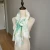 Import High Quality Cotton Linen Handkerchief Ink Painting Scarf Tie Dye Scarf from China