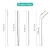 Import High quality customized logo metal 304 stainless steel silver  drinking straw,straight straw from China