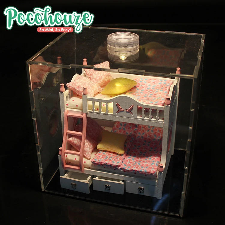 High quality doll house accessories miniature diy dollhouse