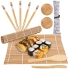 High Quality Easy Use Home Diy All-in-one  Bazooka Rolling Bamboo Sushi Making Set Sushi Making Kit