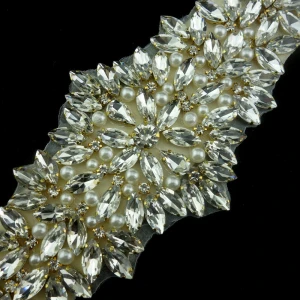 high quality handmade rhinestone bridal belt silver crystal wedding white sash waist belt for women dress