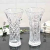 High Quality Home Decoration Hydroponic Round Crystal Flower Glass Container Glass Vase