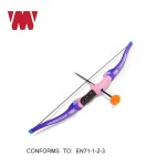 High Quality Kids basic Suction Arrow and Bow sport game indoor and outdoor sport toys archery training sport toys with 3 arows