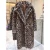 Import High Quality Ladies Winter Fur Jacket Leopard Print Genuine Fur Coat Warm Teddy Coat from China