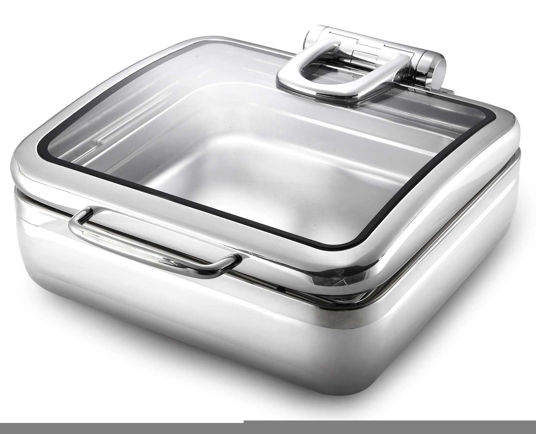 High Quality Luxury Anti-scalding Square Stainless Steel Chafing Dish