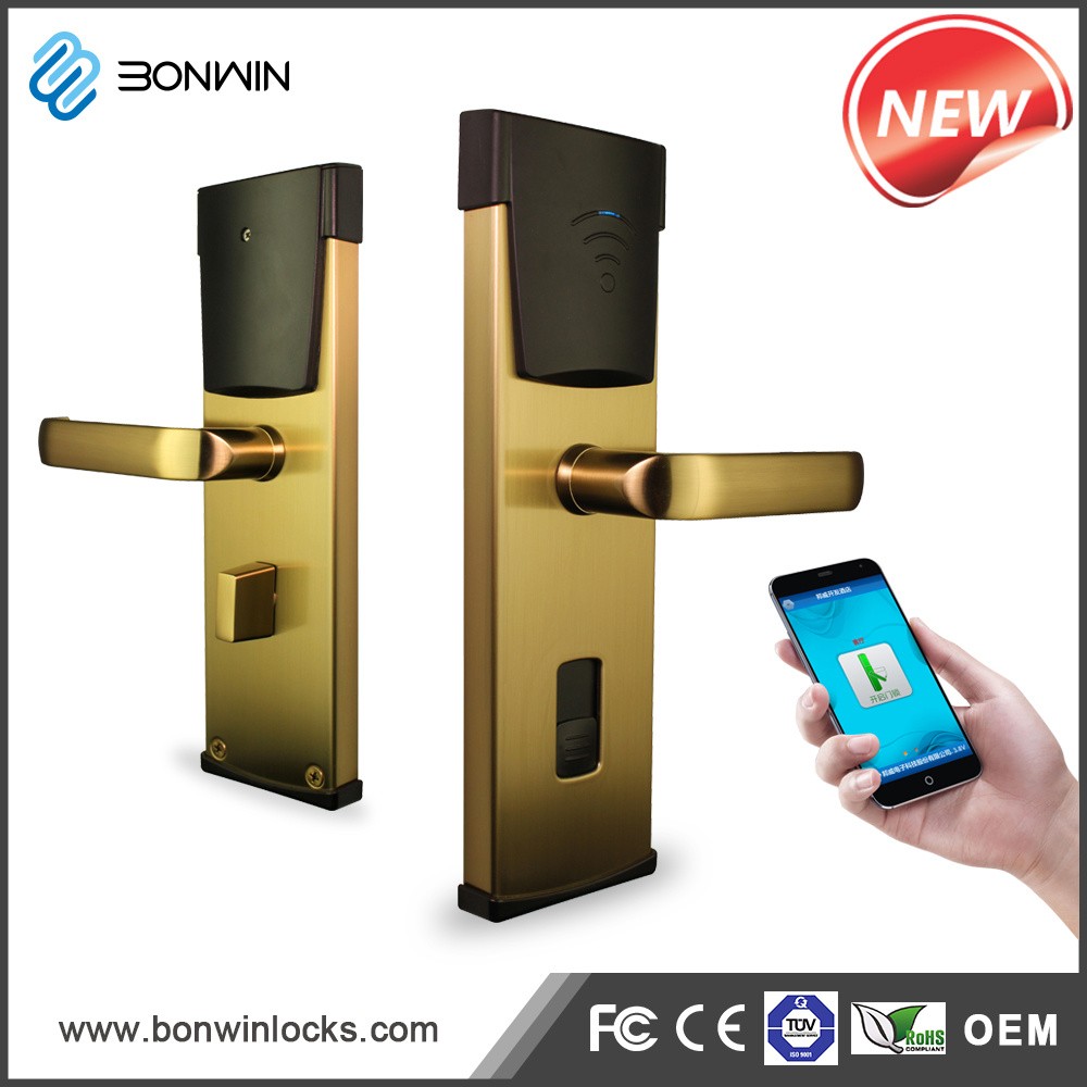 High Quality Mobile Phone Control Magnetic Card Hotel Door Lock