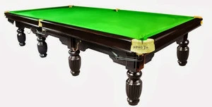 High quality of 12ft solid wood snooker table, Billiard Snooker table with accessories