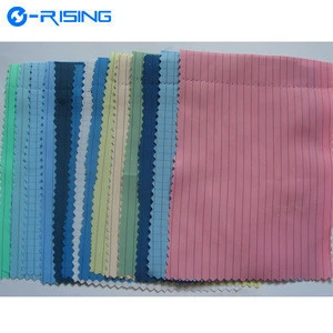 High Quality Polyester Anti-static 98% Polyester Filament Yarn 2% Carbon Fiber Clothing ESD Antistatic Fabric