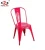Import High Quality Retro Rusty Colour Finishing Steel Metal Dining Chair from China
