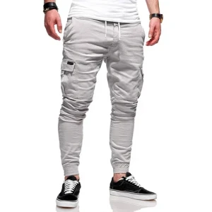 High Quality Smart Casual Mens Pants & Trousers from Bangladesh Men Cargo Pants Multi Pocket Snap Camo Pants Street Joggers