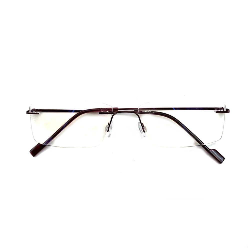 High Quality Super Light Flexible Rimless Frames Optical Glasses Eyewear
