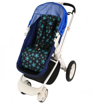 High quality Waterproof baby stroller seat liner Portable  stroller pad  Universal Cotton  printed Stroller Seat Cushion