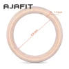 High Quality Wooden Gym Rings Of Gymnastic Rings with Strap