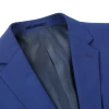 High quality wool fabric royal blue  wool men suit   business suit half canvas 2 piece men suit