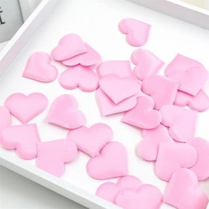 High Qualtity Wedding Supplies Sponge Peach red Heart Throwing Scattered Sponge Petal Colorful Party Wedding Table Bed Decor