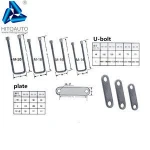 High Strength Carbon Steel Truck Trailer Spring Fastener U Bolt and Nuts