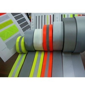 High visibility flame retardant sun warning reflective strip safety conspicuity segmented tape fabric material products