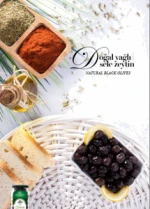 HISARONU NATURAL OIL CURED OLIVES ( NATURAL BLACK OLIVES)