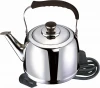 Home Appliance Hotel Customized Whistling Water Kettle Stainless Steel Electric Kettle with Bakelite Handle