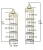 Import Home Decor 3- Tier Cake Flower Stand Display Racks Shelf Gold Bird Cage Shaped Metal Storage Racks from China