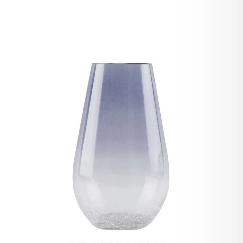 Home decor red/blue decorative glass vases