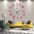 Import Home Decorative Wall Sticker 3D Frameless Digital DIY Wall Clock from China