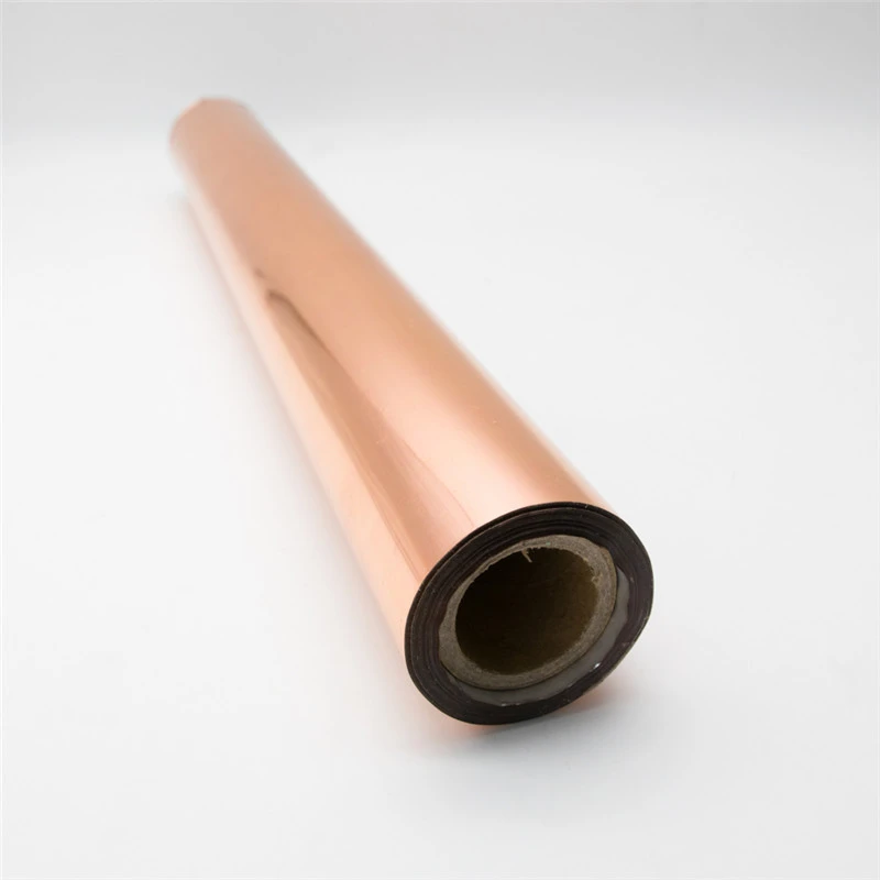 Hot popular rose gold hot stamping foil roll for garment and textile