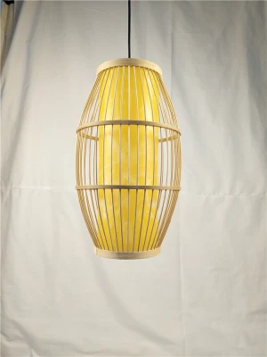 Hot product2020 bamboo lamp shade lighting pendant 100% handmade craft wholesale