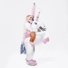 Hot sale cartoon halloween party inflatable unicorn costume for kids