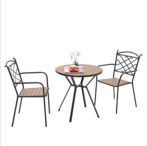 hot sale cheap price free sample Outdoor Dining padded Chair 6seater table Garden Furniture patio outdoor furniture garden set