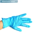 Hot sale disposable_nitrile_gloves disposable vinyl powder free gloves nitrile blended with 100% safety