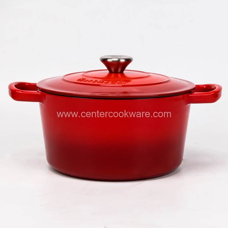 Hot sale Enamel Cast Iron Cookware with multiple colors