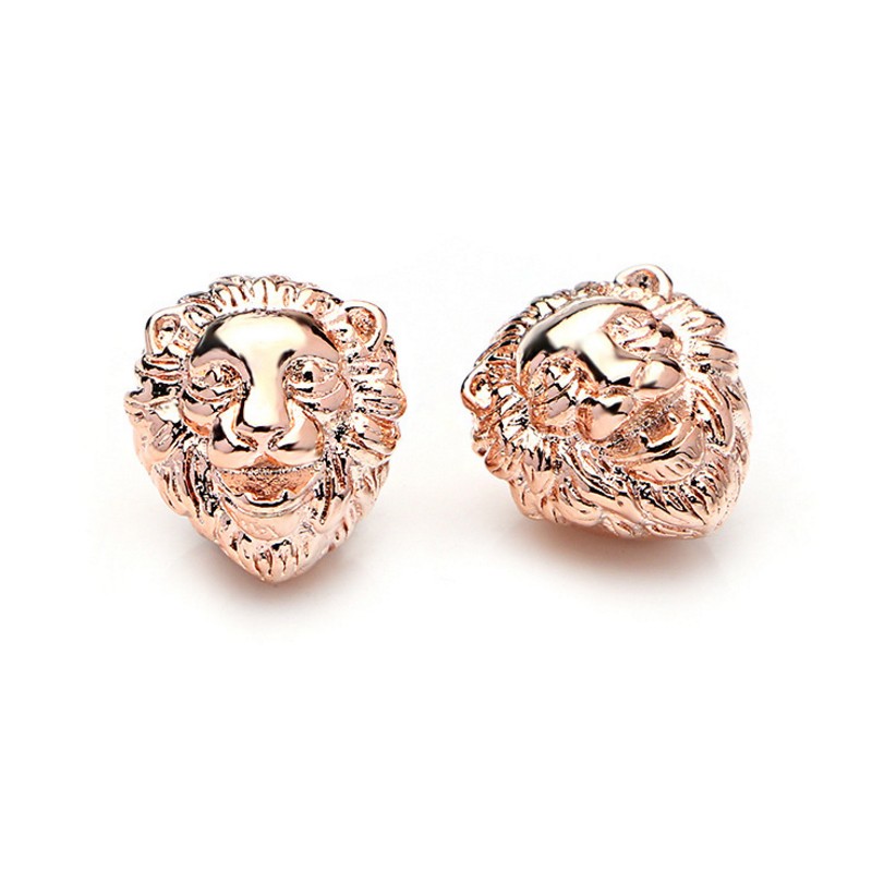 Hot sale high quality lion style fashion cz accessories jewelry beads and charms pave beads accessories for jewelry making
