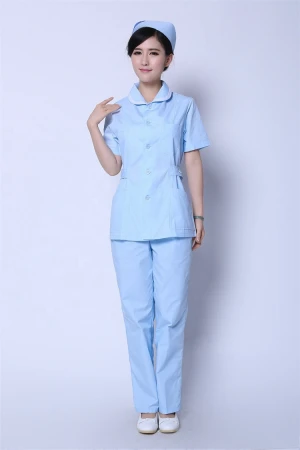 Hot Sale New Custom Wholesale Cotton Nurse Hospital Uniform  Medical Nurse Uniform Hospital Staff Uniform Suit