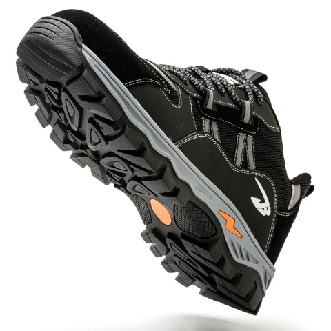 Hot sale non-slip function shoes anti-smash and anti-piercing leather safety shoes men Steel Toe Shoes