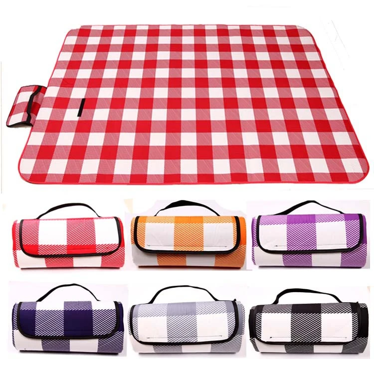 Hot sale picnic blanket 200 x 200 lightweight portable recycled padded folding outdoor picnic beach mat