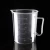 Import Hot Sale Reusable Transparent Liquid Cup Scales Plastic PP 250Ml Measuring Cup/Jug Set With Handle from China