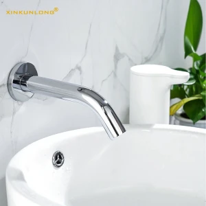 Hot Sale Sensor Basin Faucet Concealed Wall Mounted Basin Single Cold Water Sensed by Spout