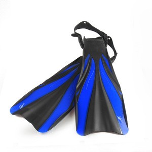 hot sale silicone rubber swimming training diving  long fins/flippers for adult dive set