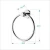 Import Hot selling 304 stainless steel  suction cup fix Towel Ring For bathroom in chrome from China