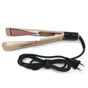 Hot Selling Hair Straightening Irons PTC Heater Twist Hair Straightener 2 in 1 Hair Straightener and Curler
