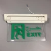 Hot selling LED emergency light green running man emergency exit sign light for Arab market