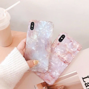 Hot selling Luxury Cute Pink Glitter Shell Case Soft TPU Fashionable Girl Cell Phone Case For iPhone X/XS,XS MAX,XR
