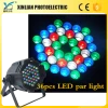Hot selling remote control led par light 36PCS 3W small led stage light